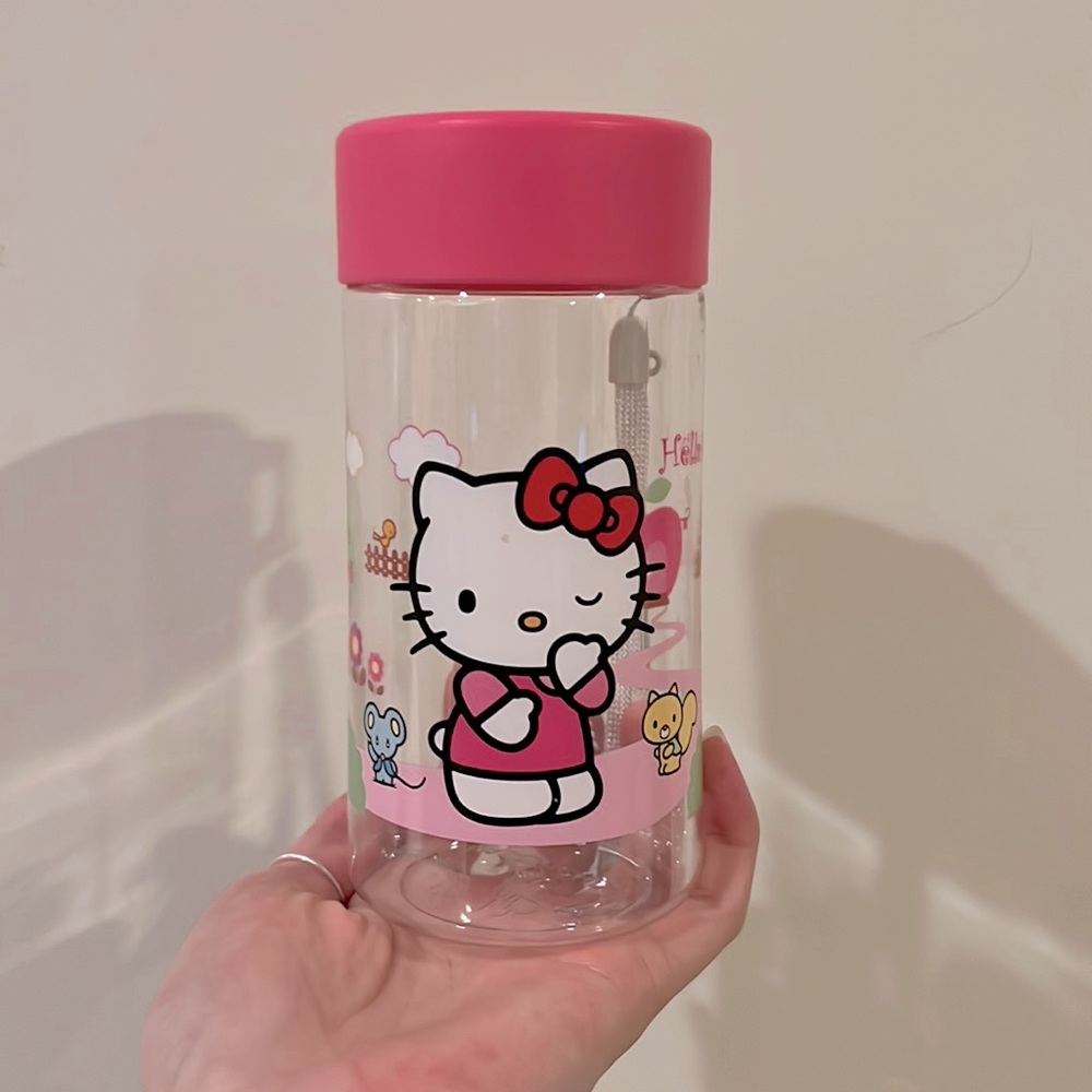 5 for/$25 Hello Kitty clear plastic bottle